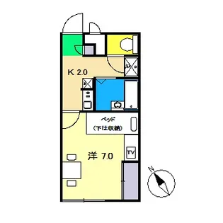 ディアコート【1階】の間取り