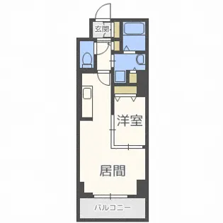 レジディア南1条【6階】の間取り