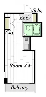 広島県広島市中区舟入南2【マンション】の間取り