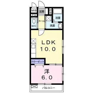 東京都新宿区上落合3【アパート】の間取り