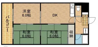 アソルティ伝馬町【5階】の間取り