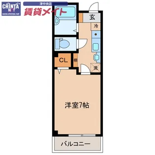 ワンダーウォール【1階】の間取り