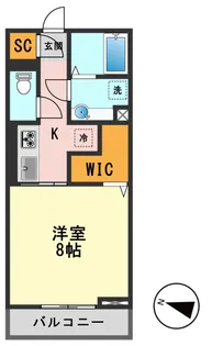 東京都江戸川区鹿骨5【アパート】の間取り