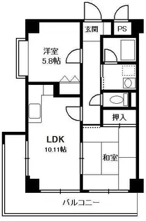 パストラルASAHI【7階】の間取り