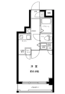 グランフォース九段【9階】の間取り