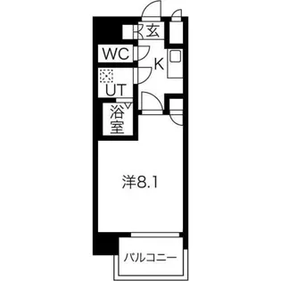 大阪府大阪市福島区吉野4【マンション】の間取り