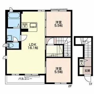 エピソード I【2階】の間取り