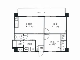 スペンドーレI【4階】の間取り