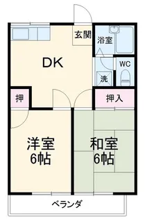 サンテラス篠田【1階】の間取り