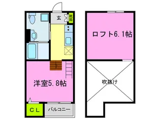 BUENO INICIO【2階】の間取り