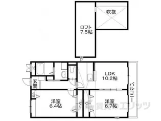 Riria VII6【3階】の間取り