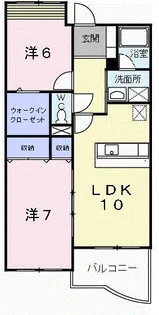 埼玉県鶴ヶ島市大字上広谷【マンション】の間取り