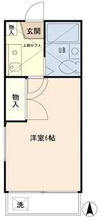 アネックス西川口1期【2階】の間取り