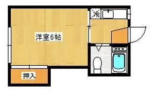 東京都大田区東雪谷5【アパート】の間取り