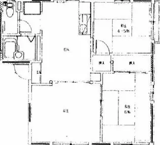 西原アパート【1階】の間取り