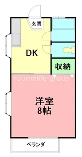 アカデミックハイツ【2階】の間取り