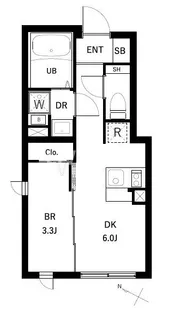 コンポジット品川戸越【2階】の間取り