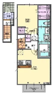 パークハウス A・B棟【2階】の間取り