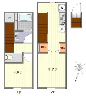 マーレ西巣鴨【3階】の間取り