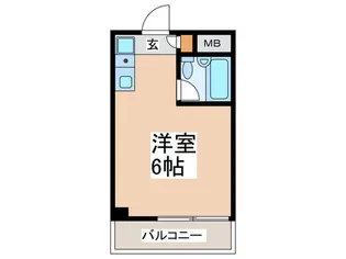 ハイツフジ【2階】の間取り