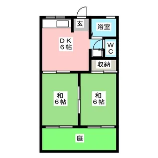 フォーブルふじ【1階】の間取り