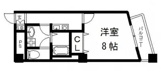 大阪府東大阪市小阪1【マンション】の間取り