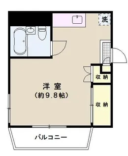 マンション米田【2階】の間取り