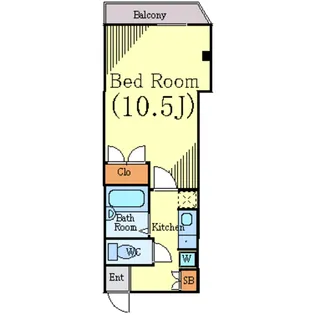 ステージファースト代々木【3階】の間取り