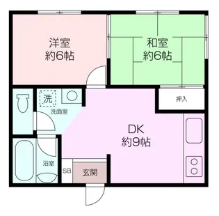 MMAサンハイム【1階】の間取り