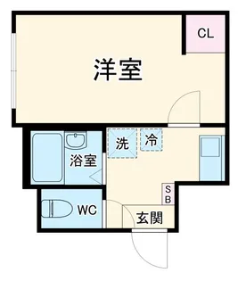 神奈川県横浜市神奈川区神之木台【アパート】の間取り
