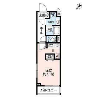 プレール・ドゥーク学芸大学II【1階】の間取り