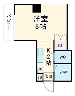 ロべルージュマツイ【2階】の間取り