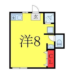 幸和ハイツ【2階】の間取り