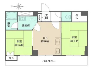 ラヴィーナ門前仲町【5階】の間取り