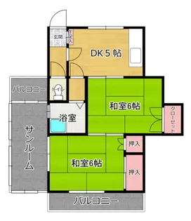 高山ビル【2階】の間取り