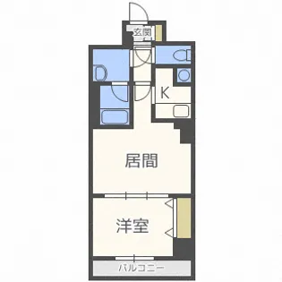 ビッグパレス南5条【5階】の間取り