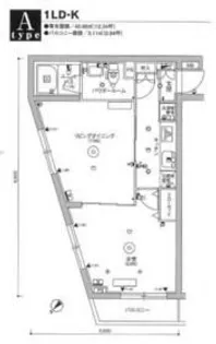 スカイコート品川パークサイドIII【5階】の間取り