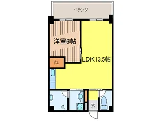 トーマスビル【4階】の間取り