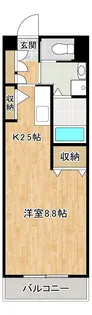 高知県香南市野市町西野【マンション】の間取り