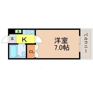 愛知県名古屋市中区平和2【マンション】の間取り