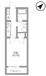 ウィングガーデン一ノ割【3階】の間取り