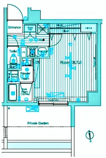 ブライズ下北沢【1階】の間取り