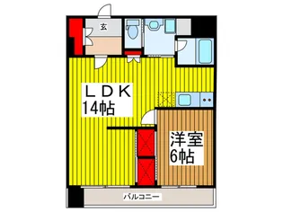 ヴィスタアリーナ【9階】の間取り