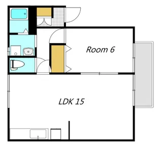 ヴィラフローレルA棟【1階】の間取り