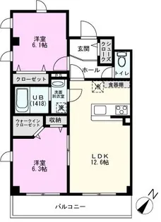 SunnyWell南流山【2階】の間取り