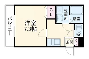ジーメゾン八千代【2階】の間取り