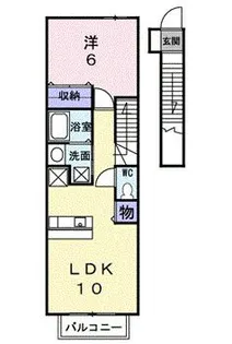 リリーアディクト【2階】の間取り
