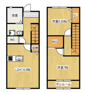 テタンジェの間取り