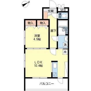 プラトー・ノブ-A【2階】の間取り