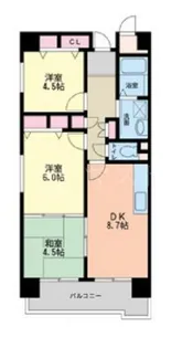 グラマシー立売堀【2階】の間取り